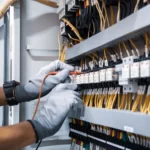 electricien-paris-france-parisien-urgent-électricité-service-de-maintenance-électrique-ingénieur-main-tenant-voltmètre-ca-vérification-courant-électrique-tension-disjoncteur-borne-câblage-câblage-principal-tableau-de-distribution